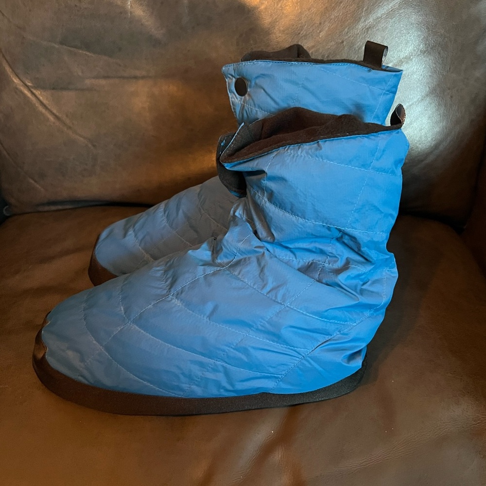 REI down slippers